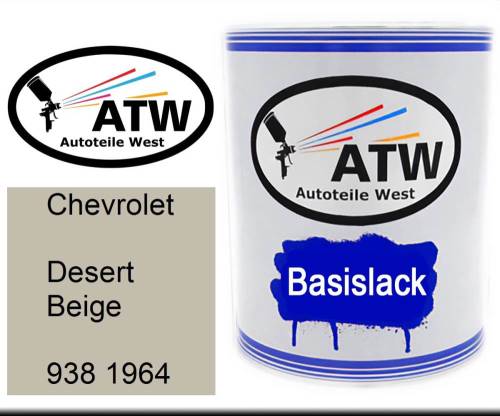 Chevrolet, Desert Beige, 938 1964: 1L Lackdose, von ATW Autoteile West.